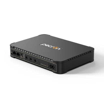 PECRON D77 DC UPS battery backup front view