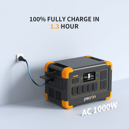 PECRON E1000LFP side profile