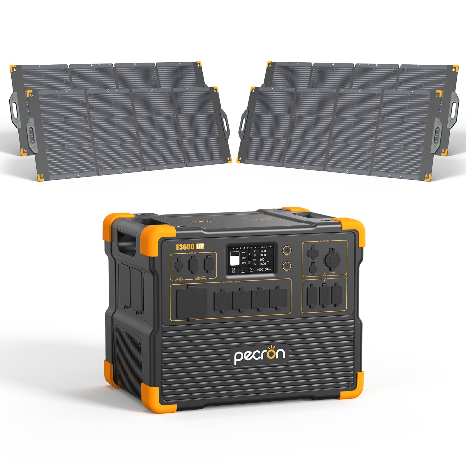 PECRON E3600LFP display and controls