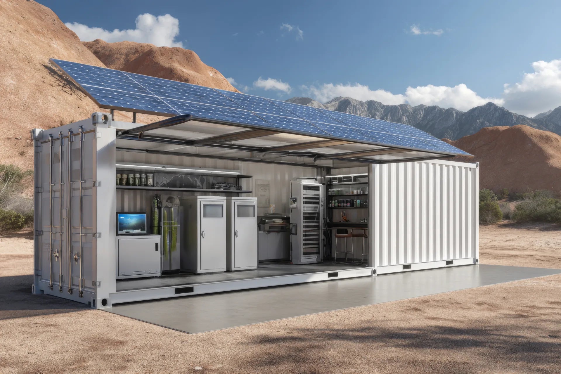 Microgrid infrastructure with monitoring and distribution equipment